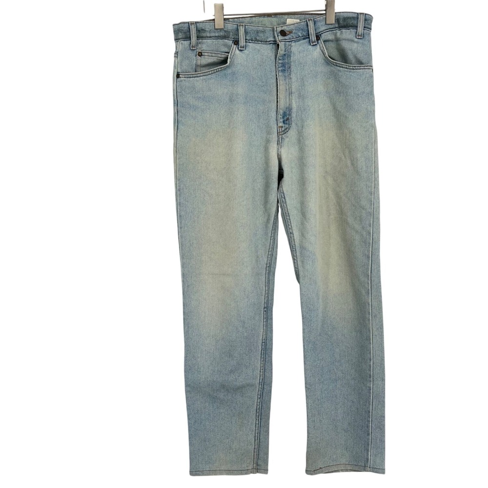 Levi's 540 Flex Vintage Straight Fit Brown Tab‎ Jeans Light Wash Size 36X31